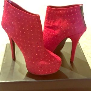 Red Booties/ heels